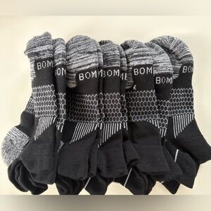 Bombas Women Ankle Socks (5 Pairs) Size: M